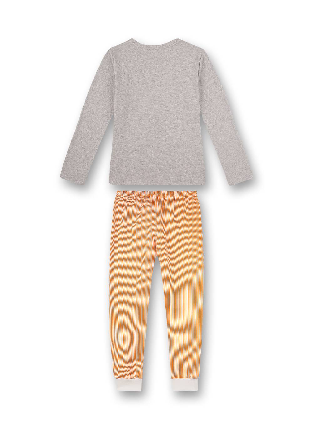 Sanetta Mädchen-Schlafanzug Graumelange Athleisure Workout