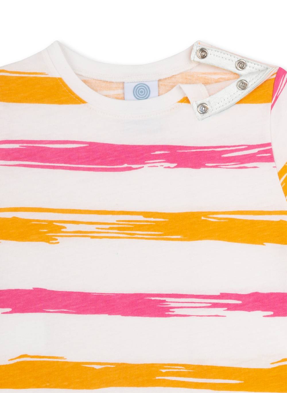 Sanetta Mädchen-Schlafanzug Kurz Orange Happy Pufferfish