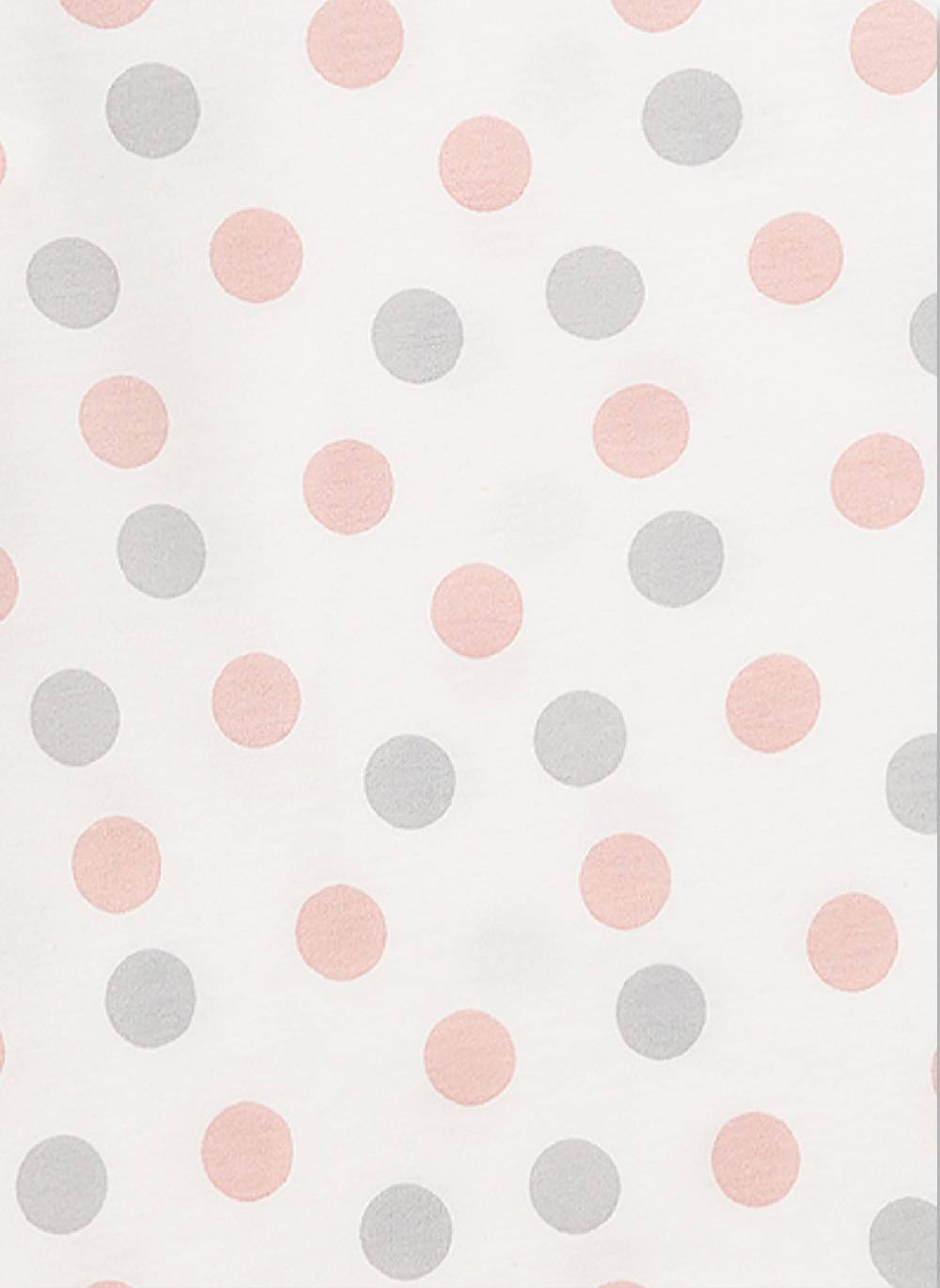 Sanetta Mädchen-Schlafanzug Lang Weiß Dots-Allover