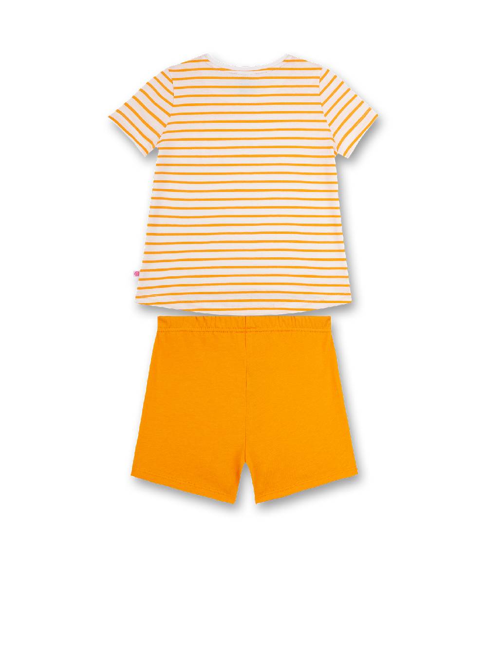 Sanetta Mädchen-Schlafanzug Orange Hawaiian Feeling