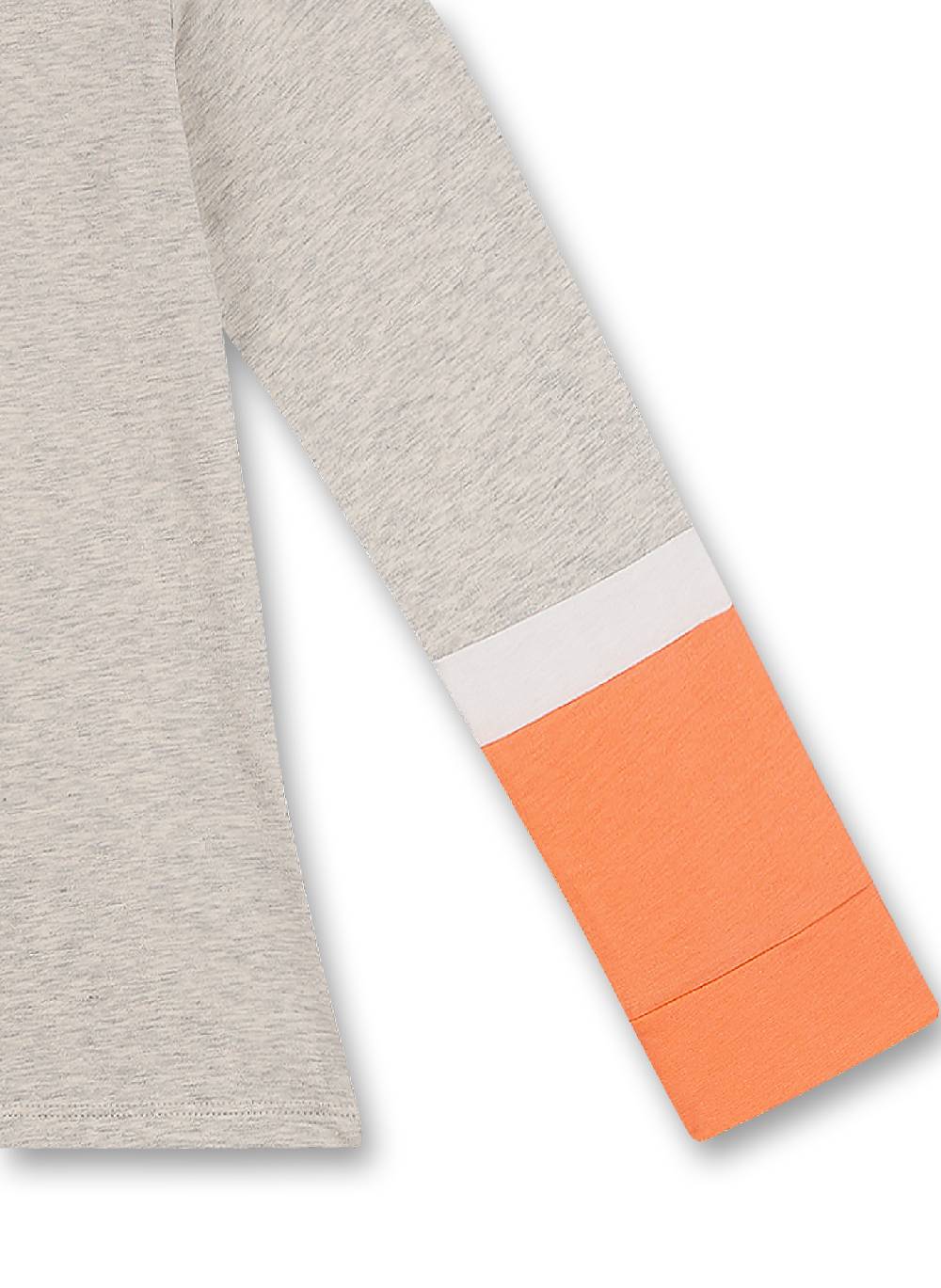 Sanetta Mädchen-Schlafshirt Langarm Beigemelange Athleisure