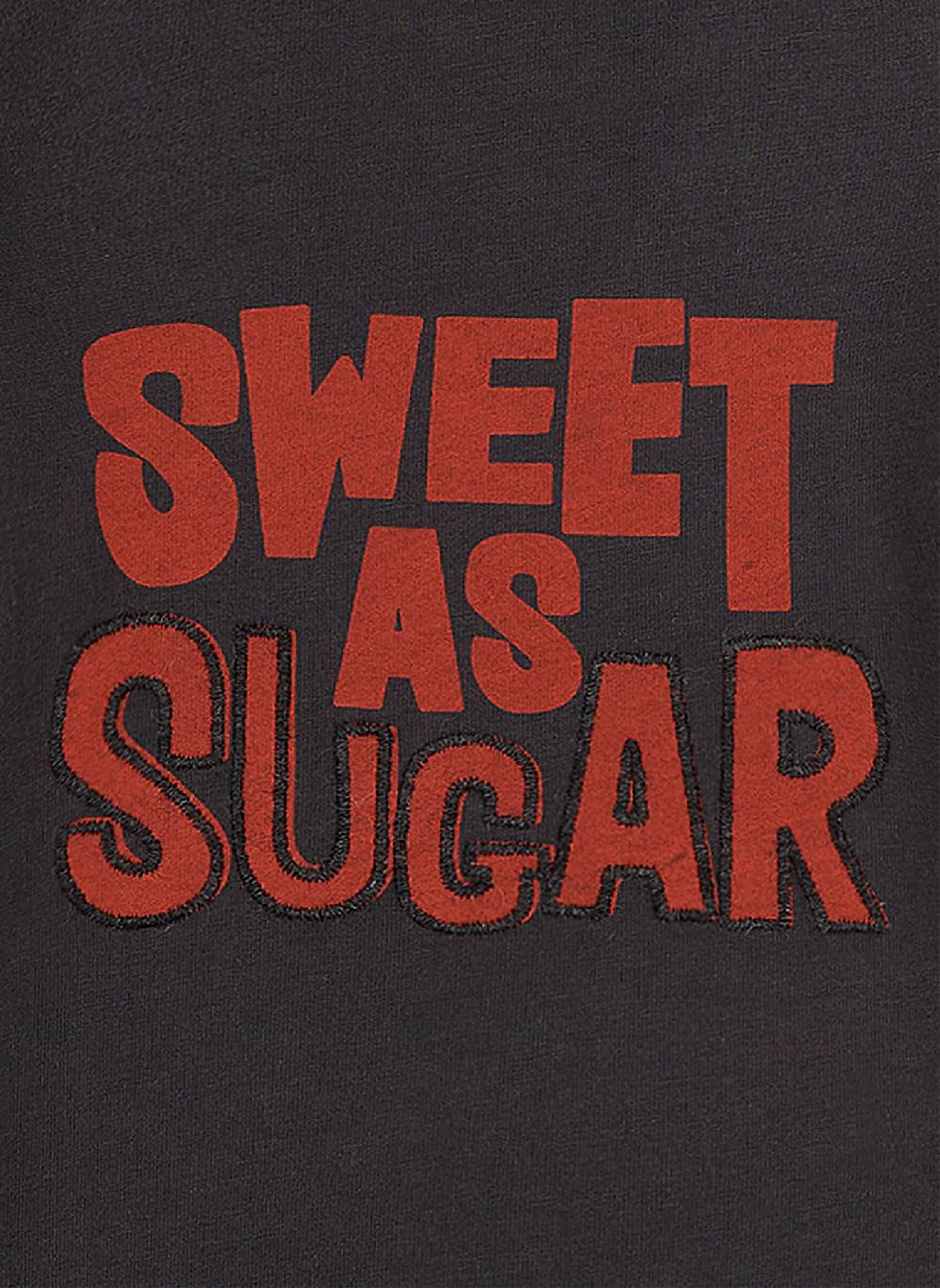 Sanetta Mädchen-Shirt Langarm Anthrazit Sweet Desaster