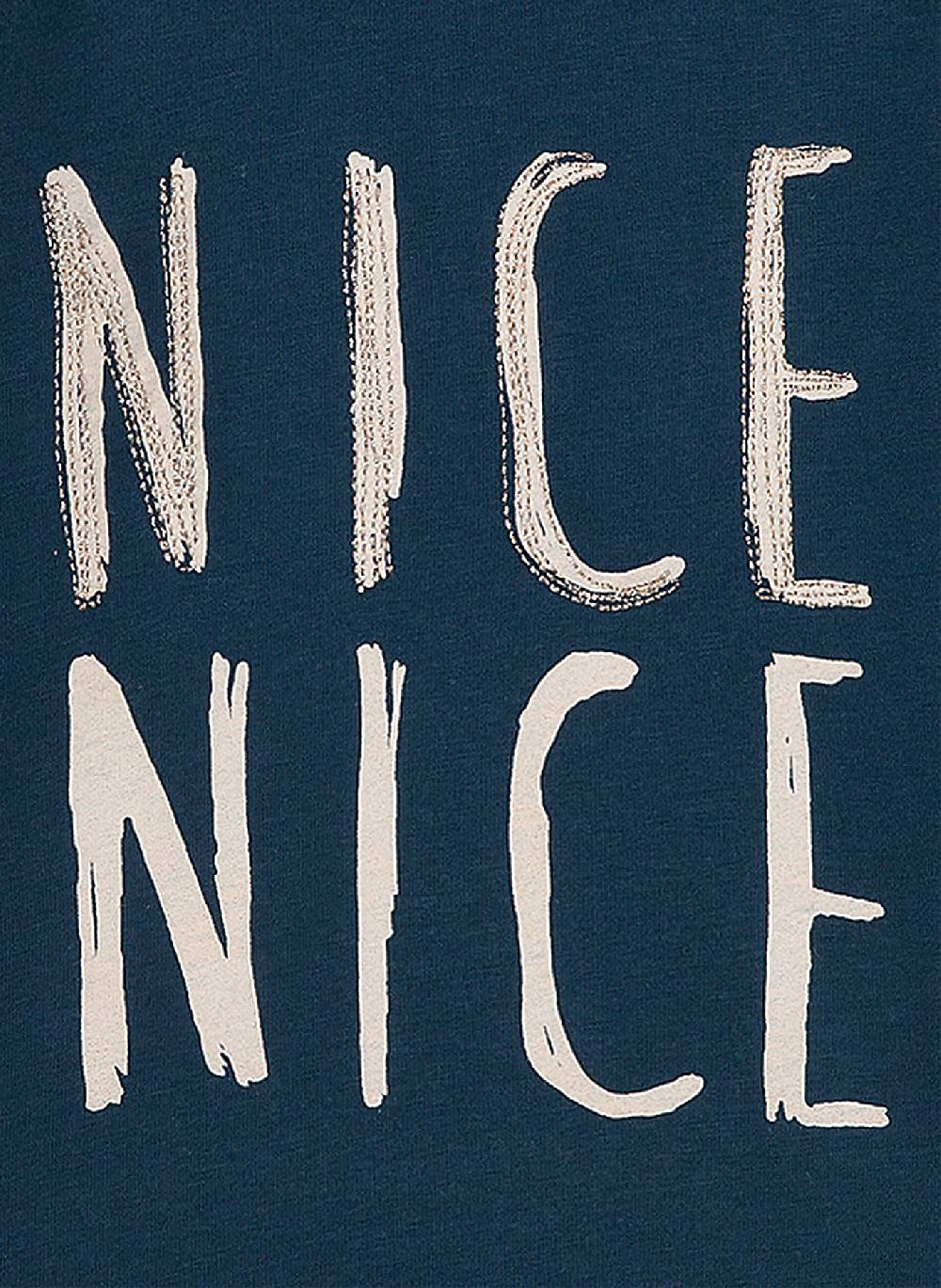 Sanetta Mädchen-Shirt Langarm Dunkelblau Crazy Zebra