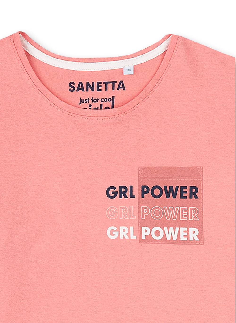 Sanetta Mädchen-Shirt Langarm Rosa Athleisure Roller Girl