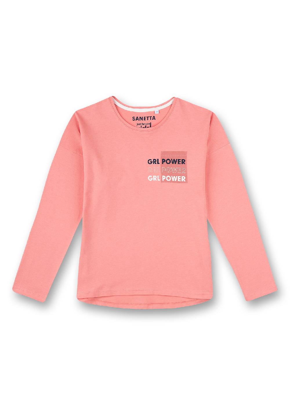 Sanetta Mädchen-Shirt langarm Rosa Athleisure Roller Girl