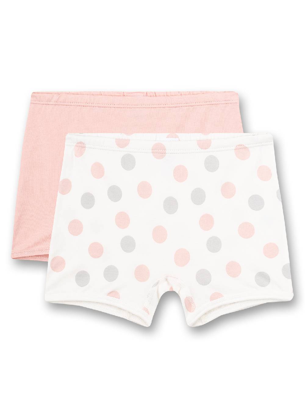 Sanetta Mädchen-Shorts (Doppelpack) Dots-Allover und Rosa