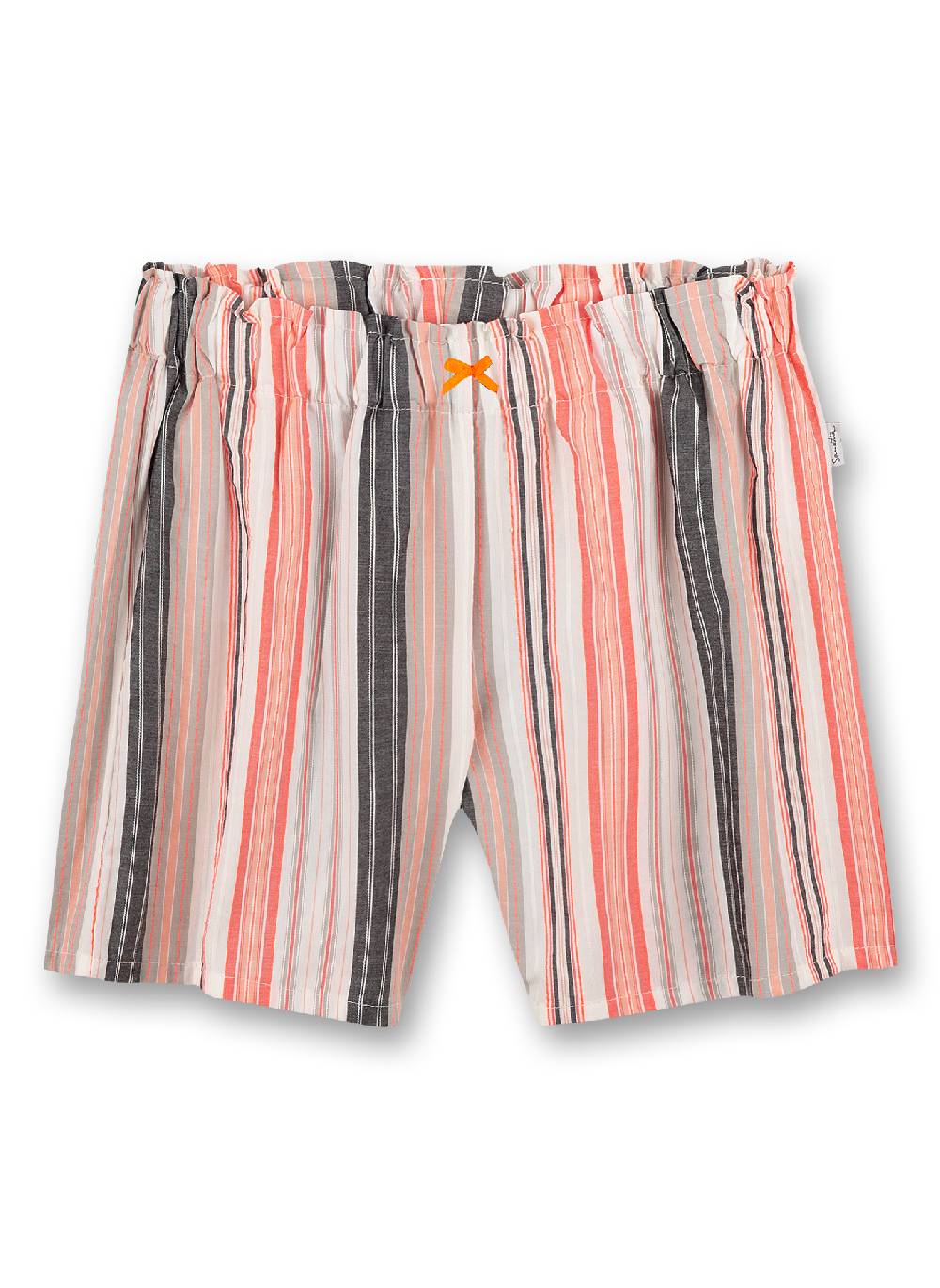 Sanetta Mädchen-Shorts Off-White gestreift Tropical