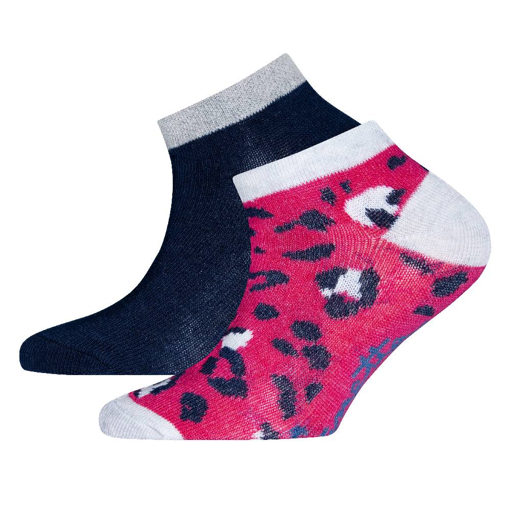 Sanetta Mädchen-Socken (Doppelpack) Dunkelblau und Pink