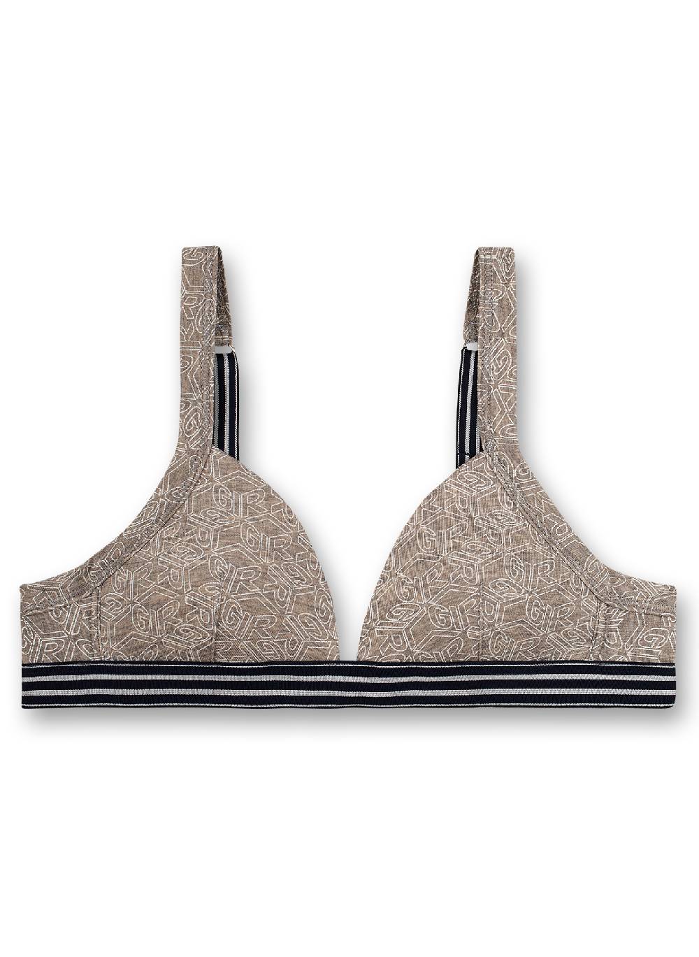 Sanetta Mädchen-Soft Cup Bra Graumelange Athleisure Workout