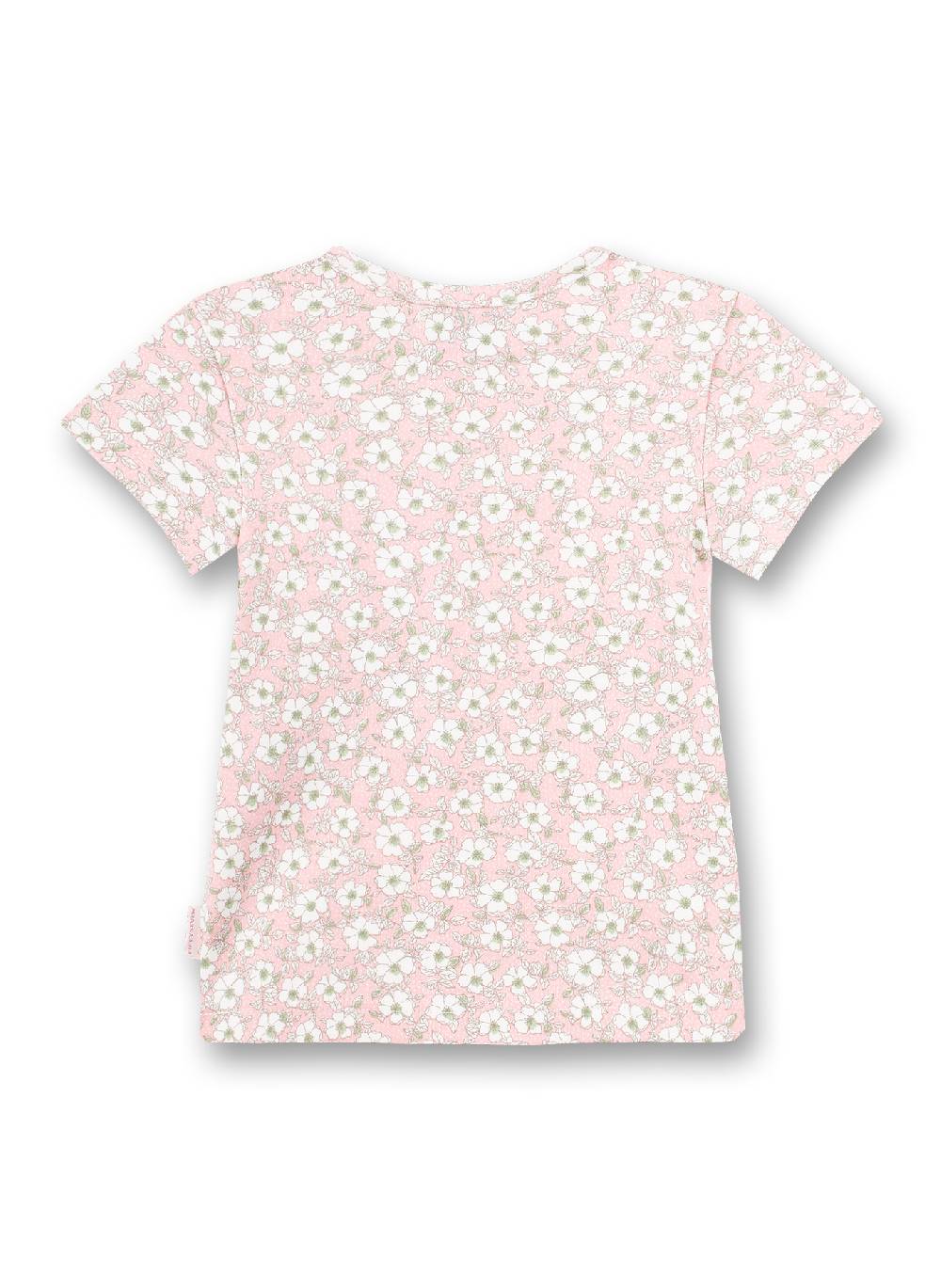 Sanetta Mädchen T-Shirt Rosa Blumen-Allover Honey Bee