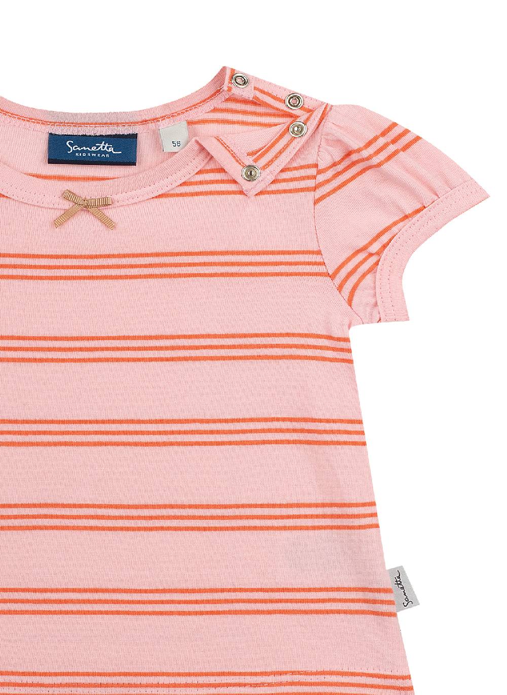 Sanetta Mädchen T-Shirt Rosa Ringel Lovely Butterfly