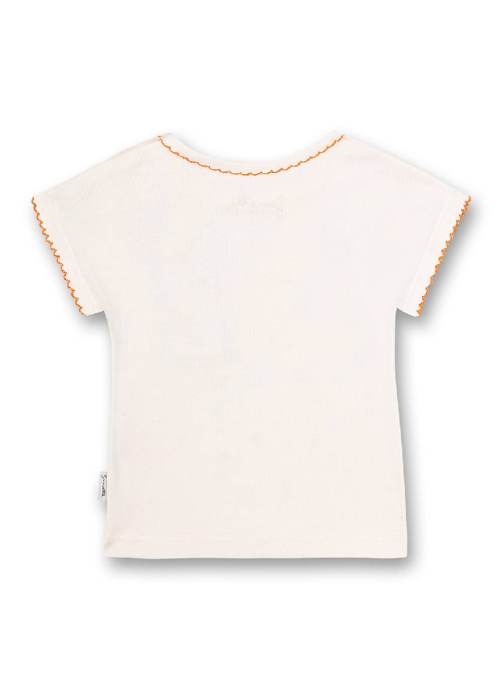 Sanetta Mädchen T-Shirt Weiß Blumen-Allover Kangaroo