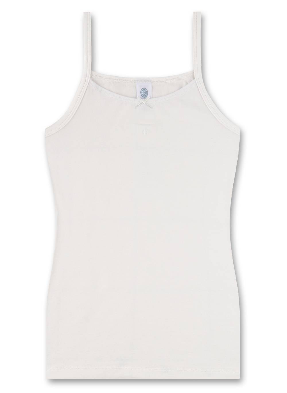 Sanetta Mädchen-Unterhemden (Doppelpack) Lila & Off-White