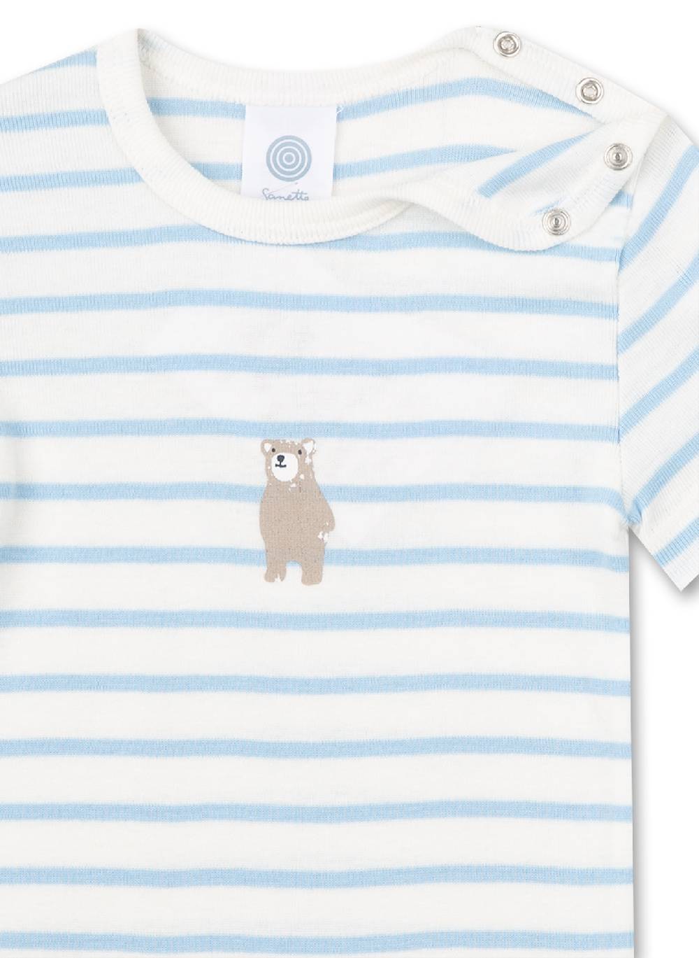 Sanetta Baby Body Kurzarm Ringel