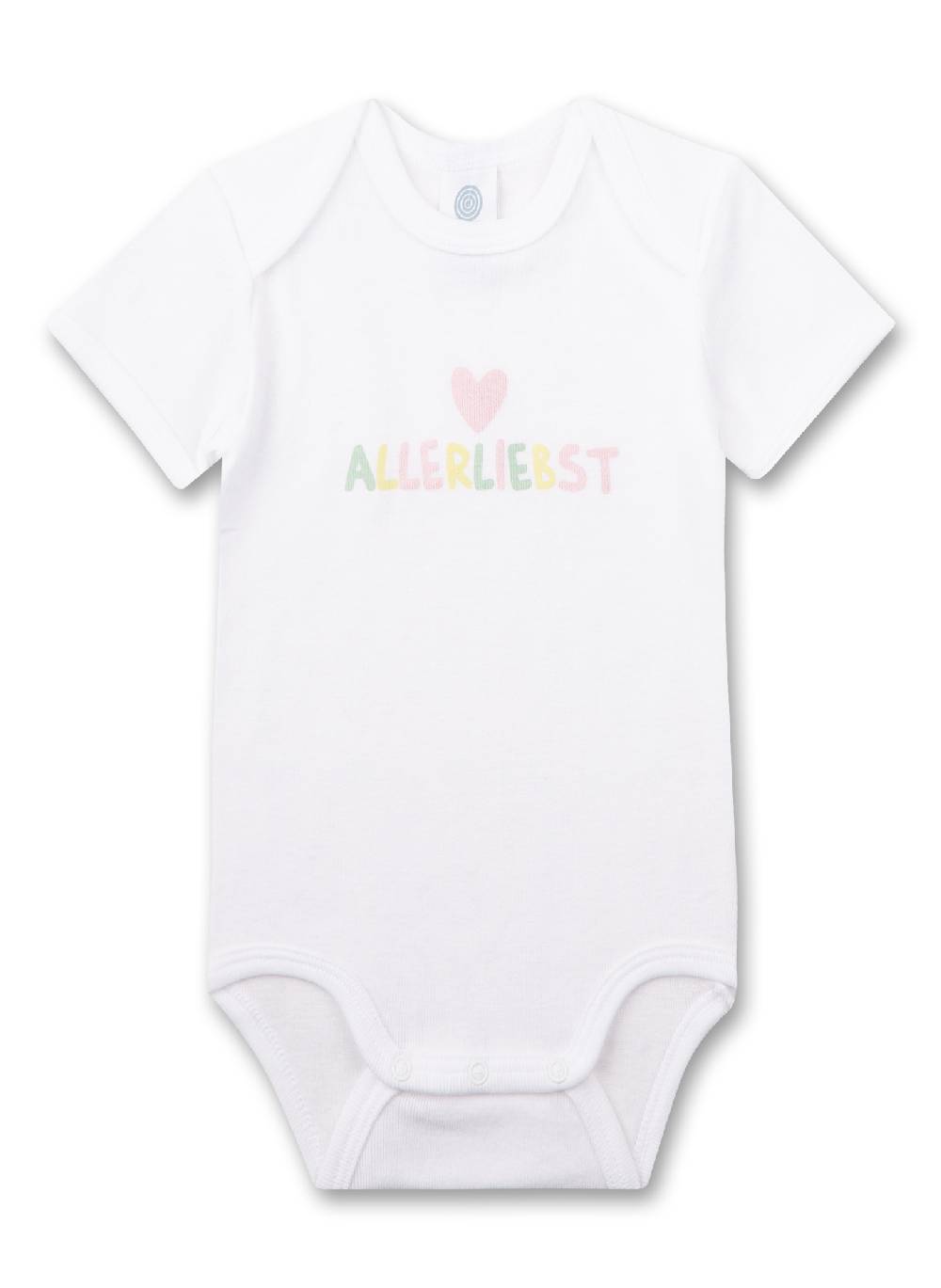 Sanetta Baby-Body kurzarm Weiß
