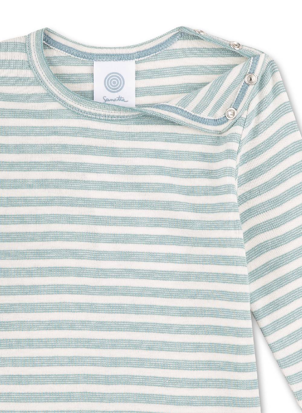 Sanetta Baby-Body Langarm Blau