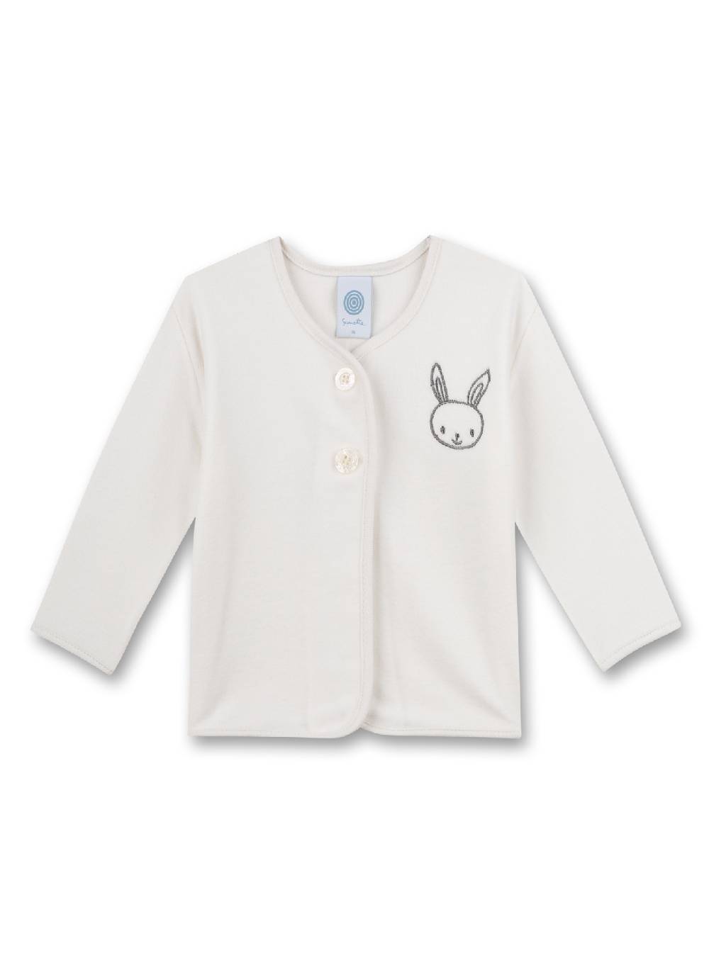 Sanetta Baby-Jacke Off-White aus Nicki