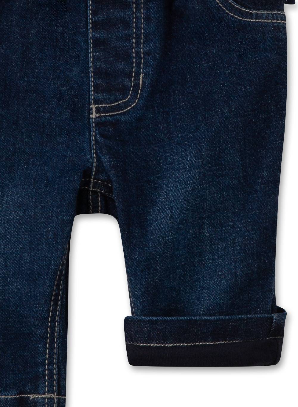 Sanetta Baby-Jeans Blau Gefüttert