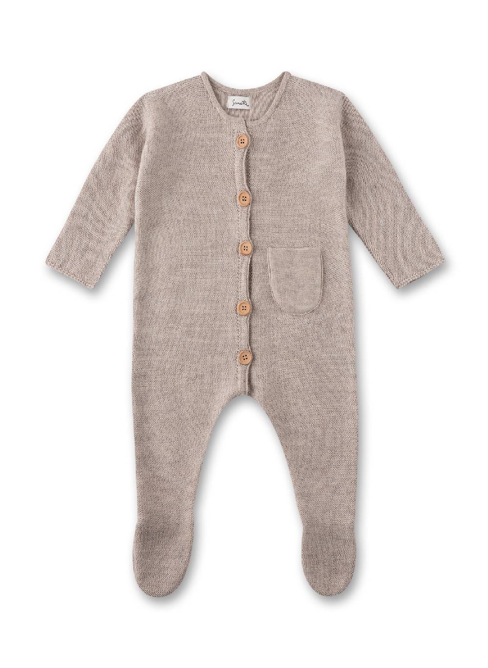 Sanetta Baby-Overall Beige aus Wolle