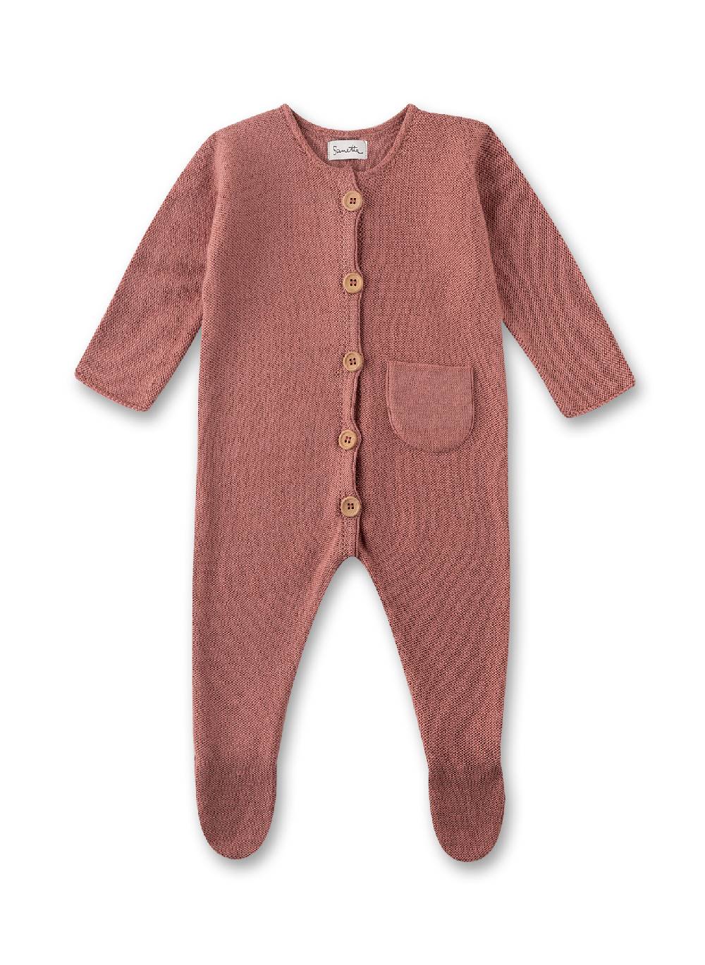 Sanetta Baby-Overall Rosa aus Wolle