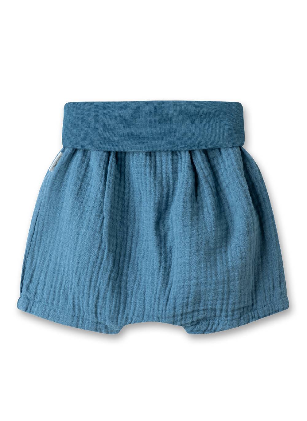 Sanetta Baby-Shorts Blau Aus Musselin