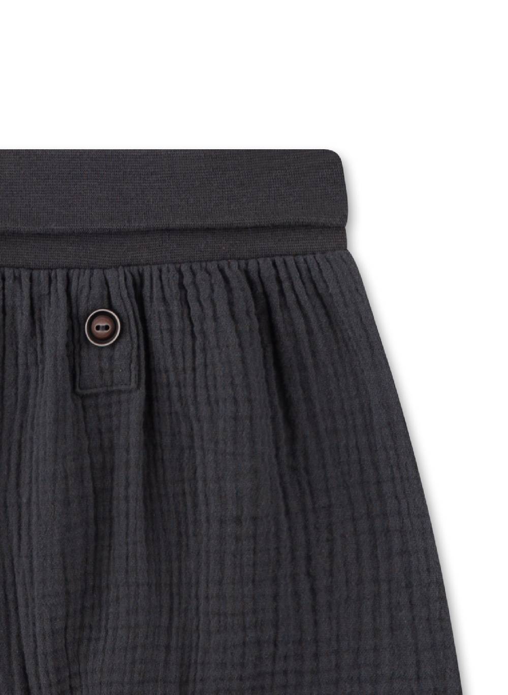 Sanetta Baby-Shorts Grau Aus Musselin