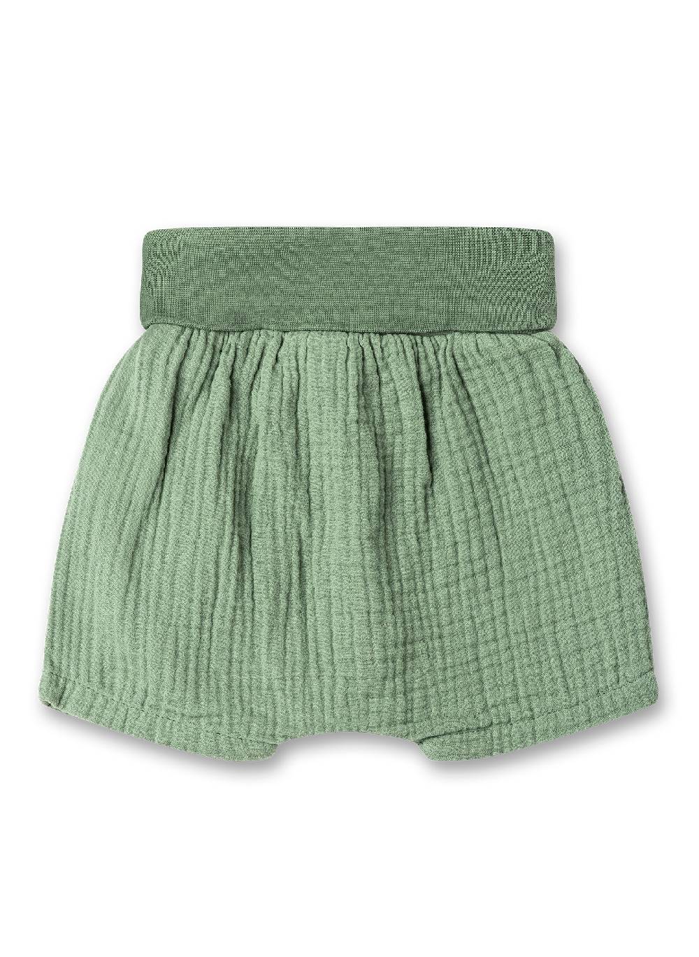 Sanetta Baby-Shorts Grün Aus Musselin