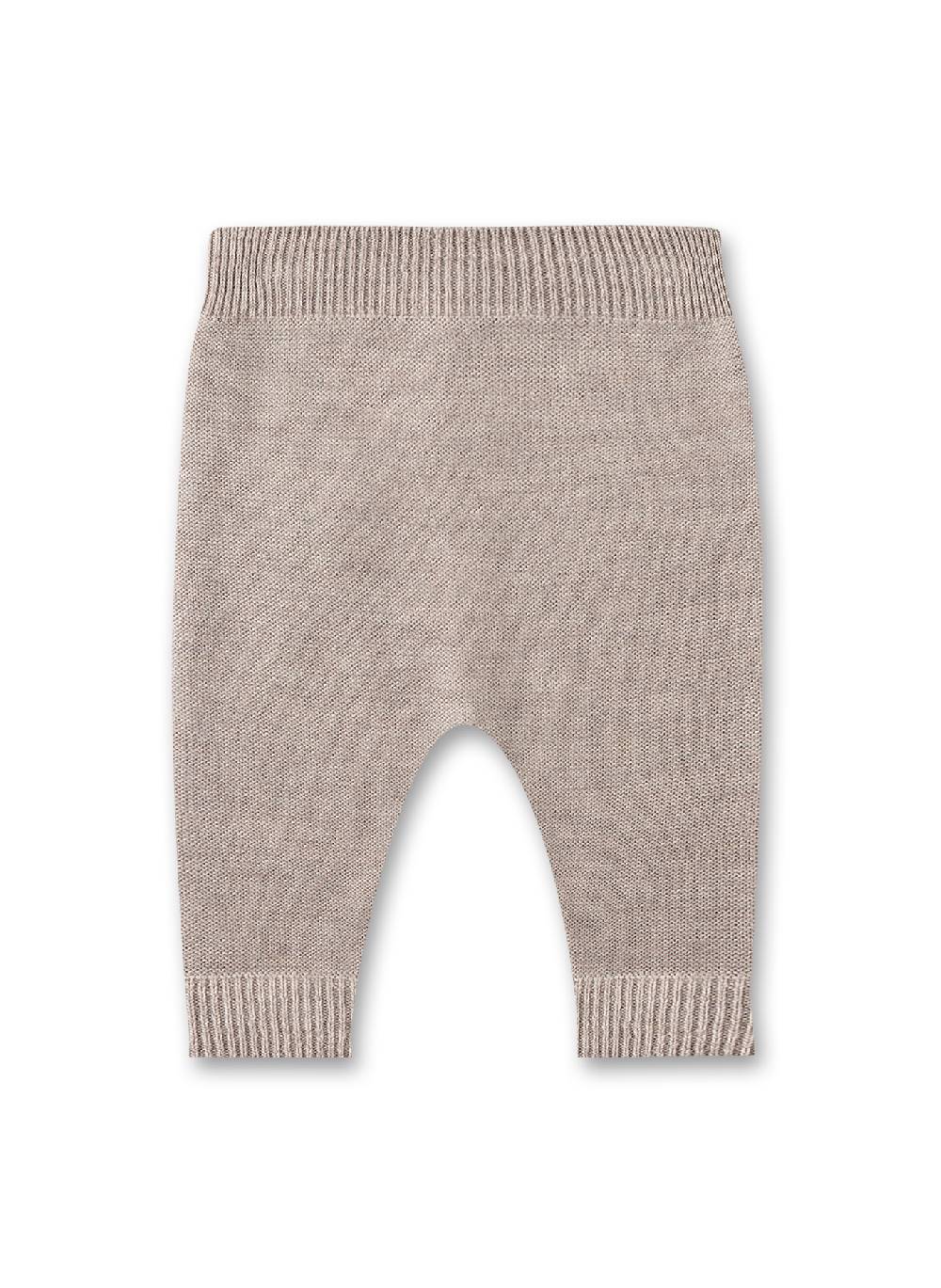 Sanetta Baby-Strickhose Beige Aus Wolle