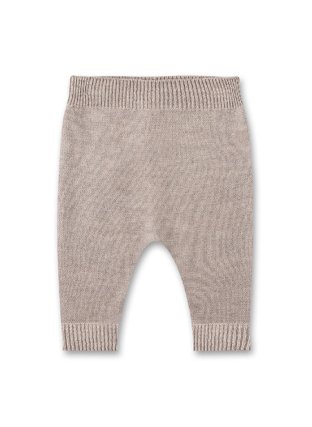 Sanetta Baby-Strickhose Beige aus Wolle