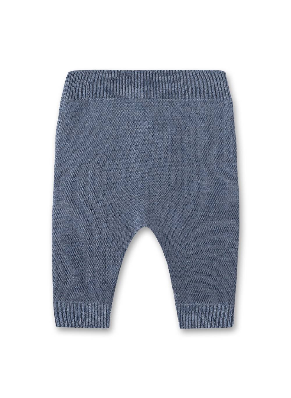 Sanetta Baby-Strickhose Blau Aus Wolle