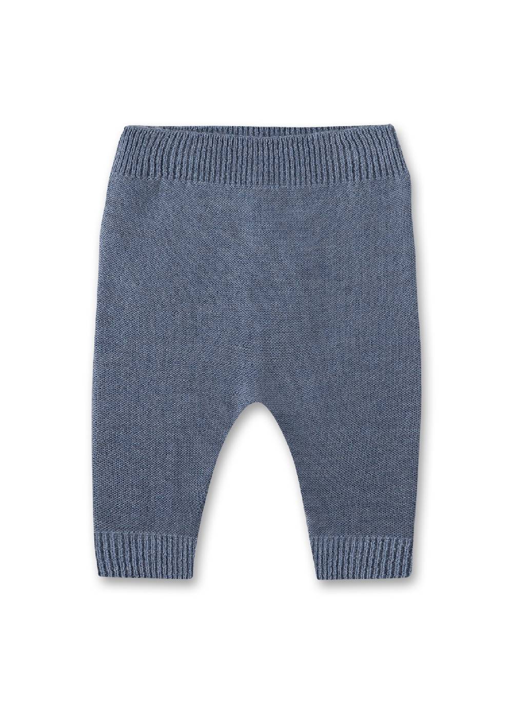 Sanetta Baby-Strickhose Blau aus Wolle