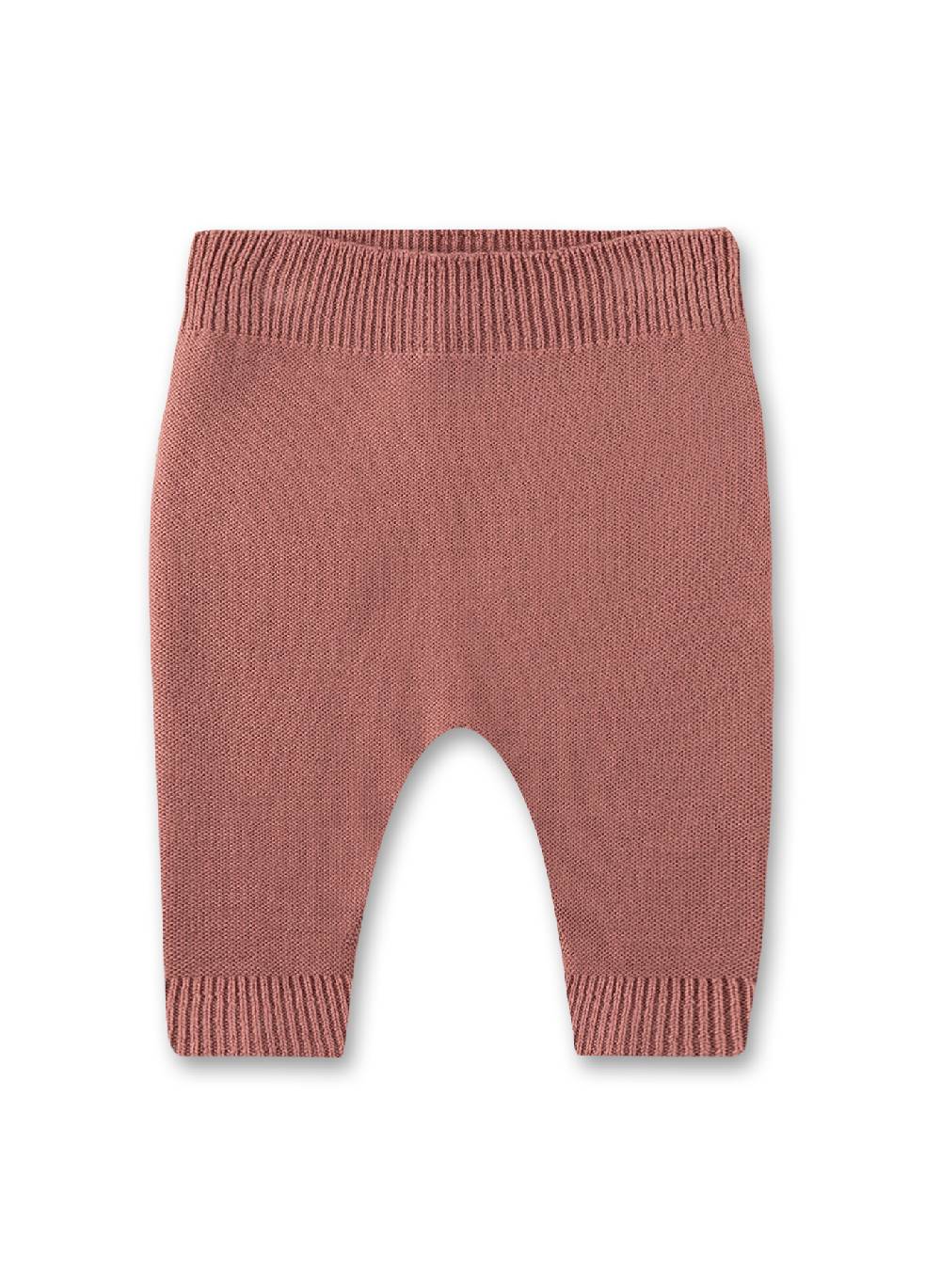 Sanetta Baby-Strickhose Rosa aus Wolle