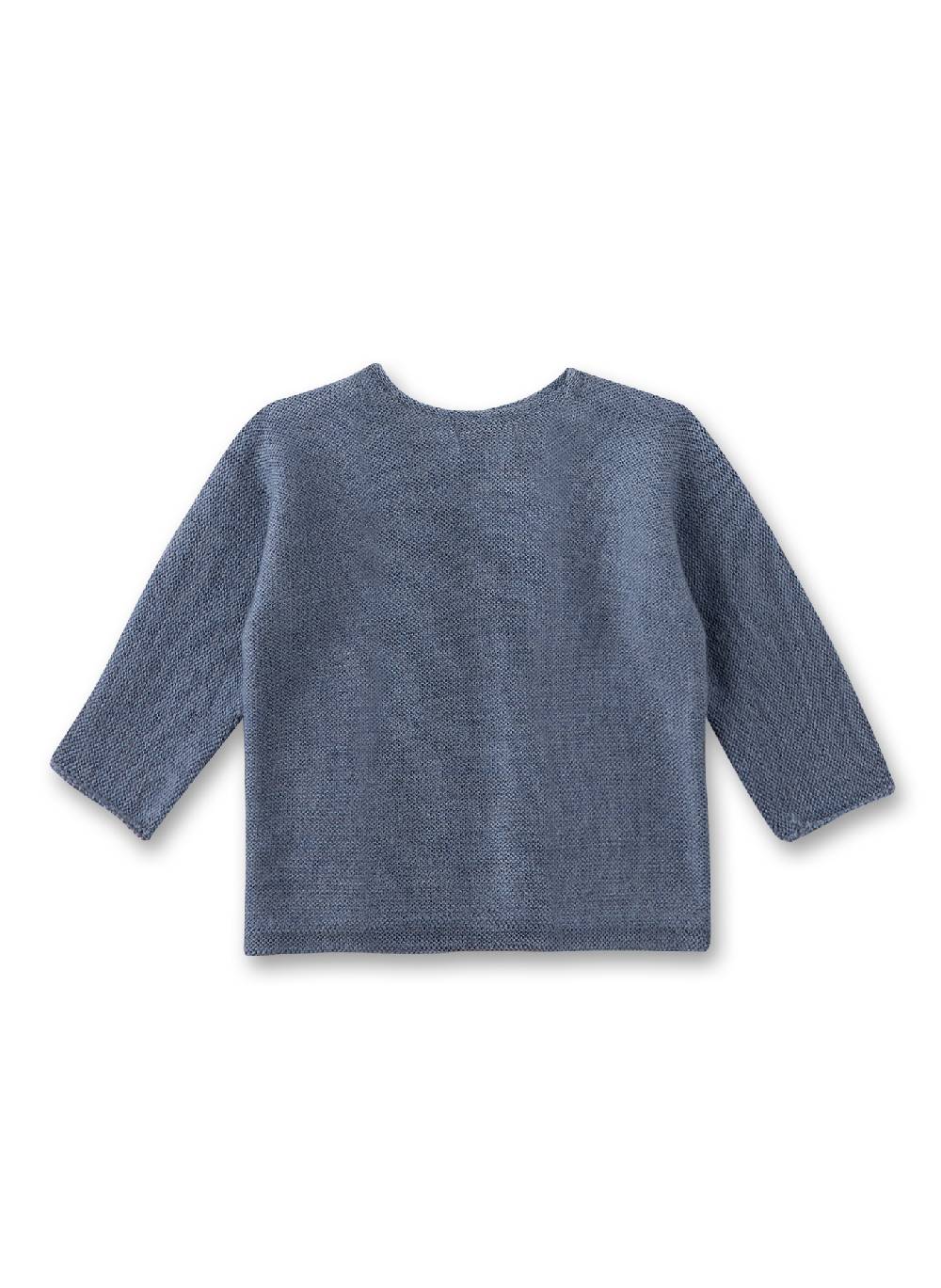 Sanetta Baby-Strickjacke Blau Aus Wolle
