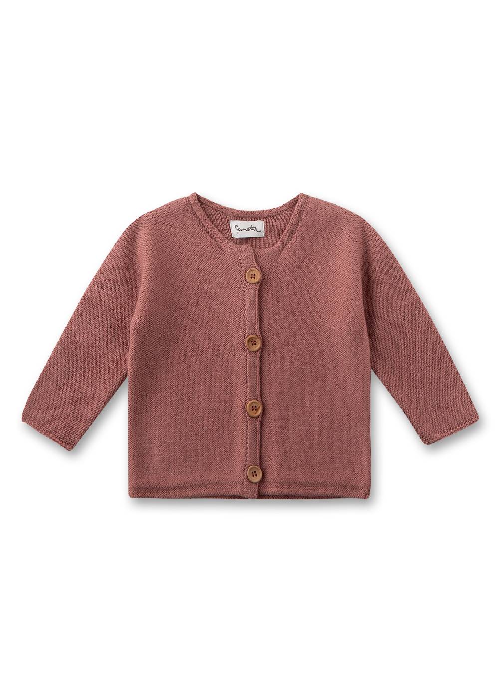 Sanetta Baby-Strickjacke Rosa aus Wolle