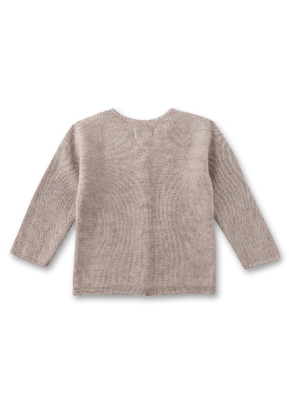Sanetta Baby-Strickpullover Beige Aus Wolle