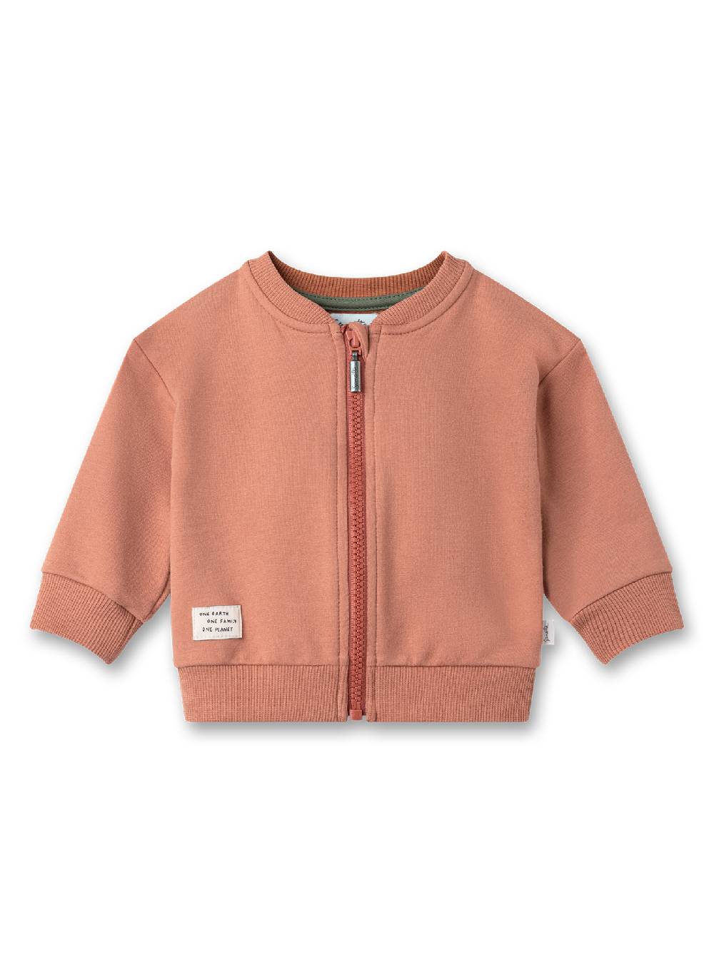 Sanetta Baby-Sweatjacke Braun