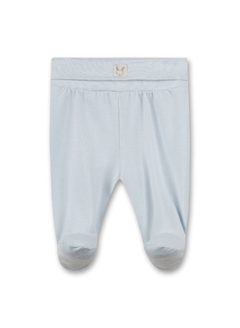 Sanetta Babyhose mit Fuß Little Rabbit Hellblau