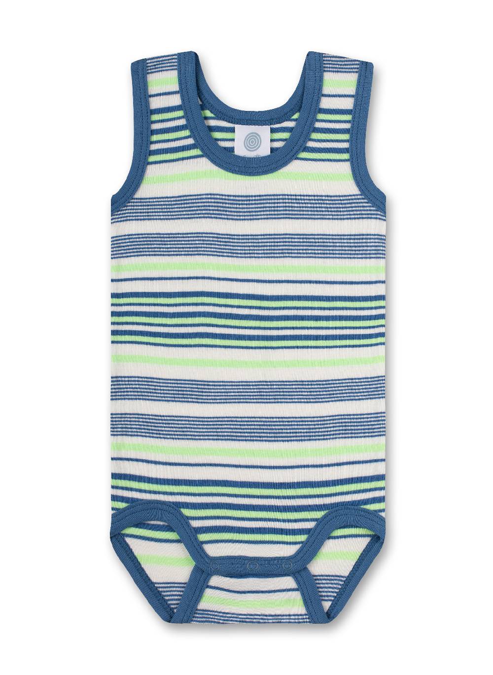 Sanetta Body ärmellos Blau