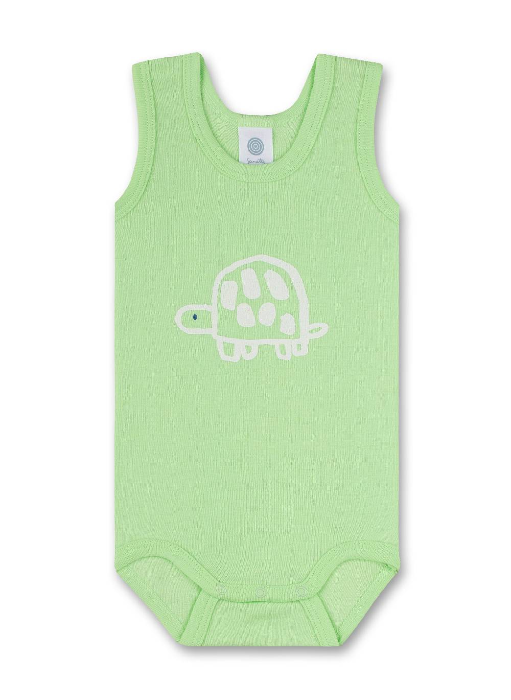 Sanetta Body ärmellos (Doppelpack) Blau Und Grün