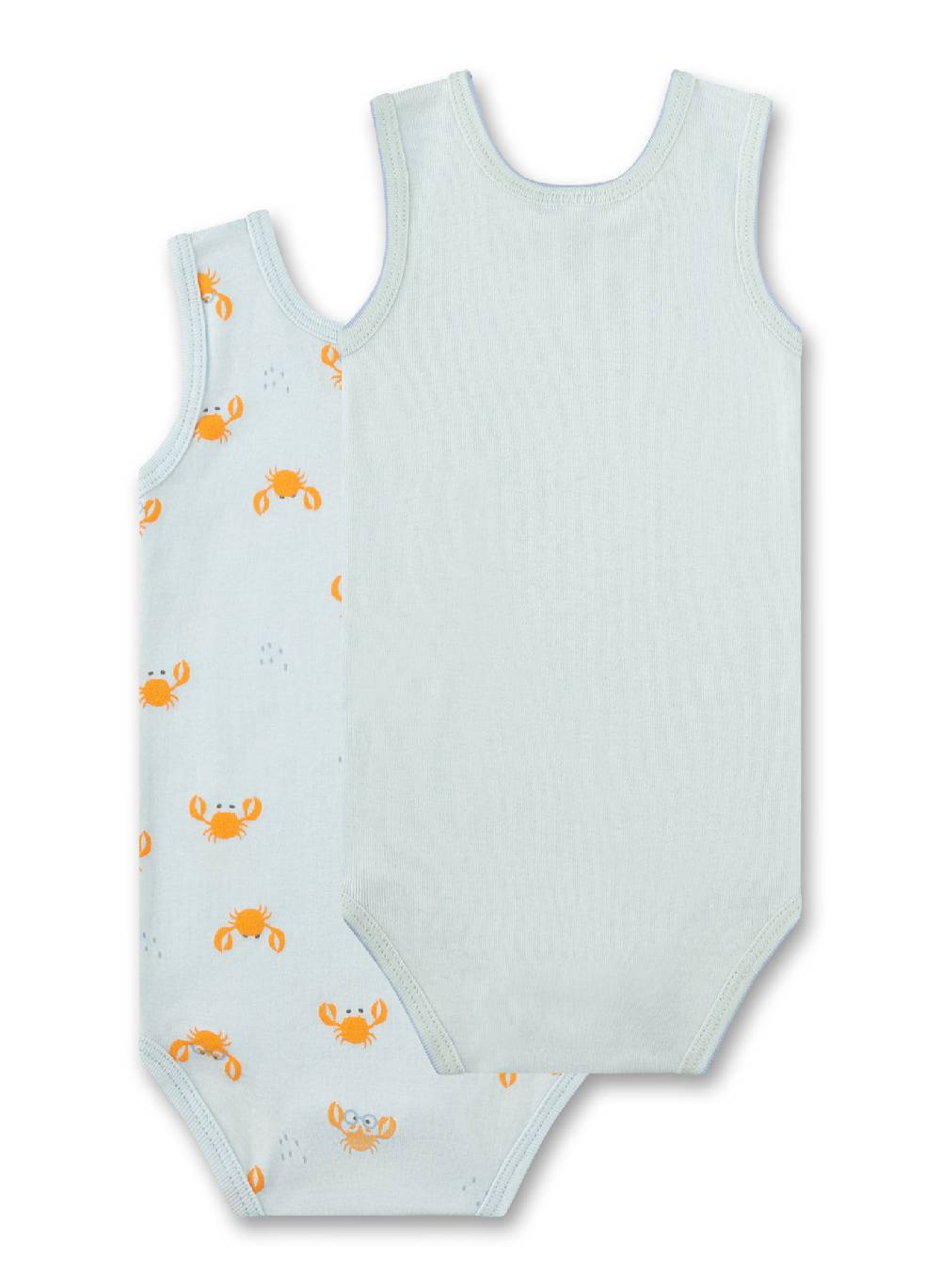 Sanetta Body ärmellos (Doppelpack) Hellblau