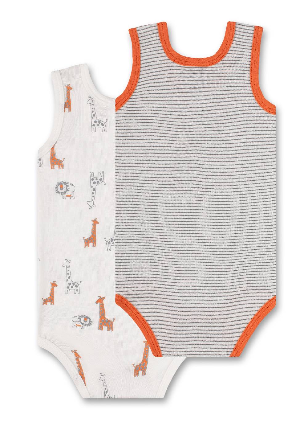 Sanetta Body ärmellos (Doppelpack) Off-White
