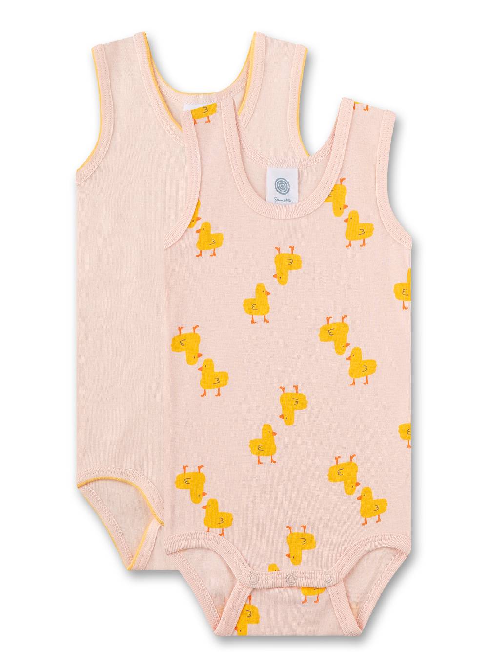 Sanetta Body ärmellos (Doppelpack) Rosa