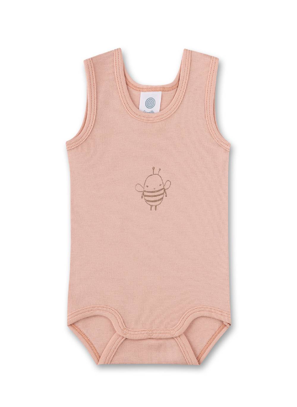 Sanetta Body ärmellos (Dreierpack) Rosa