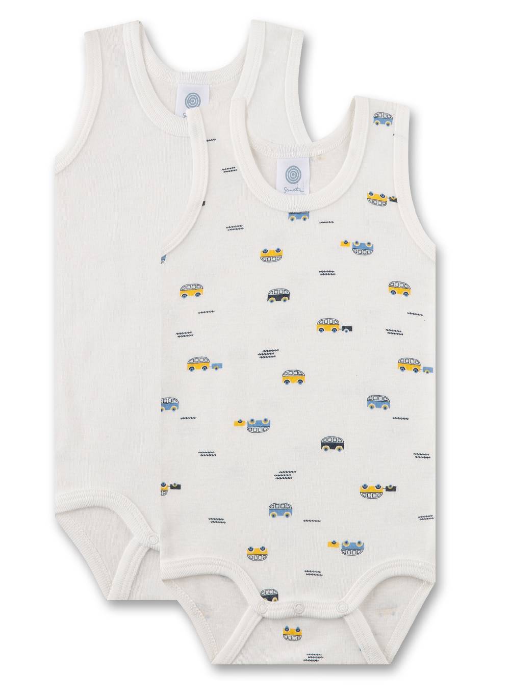 Sanetta Body ärmellos Off-White