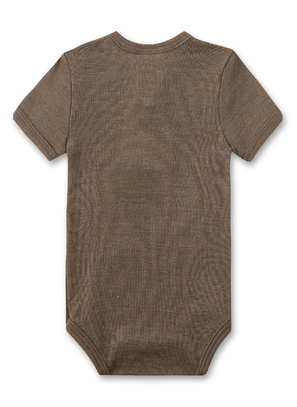 Sanetta Body Halbarm Beige Aus Wolle & Seide