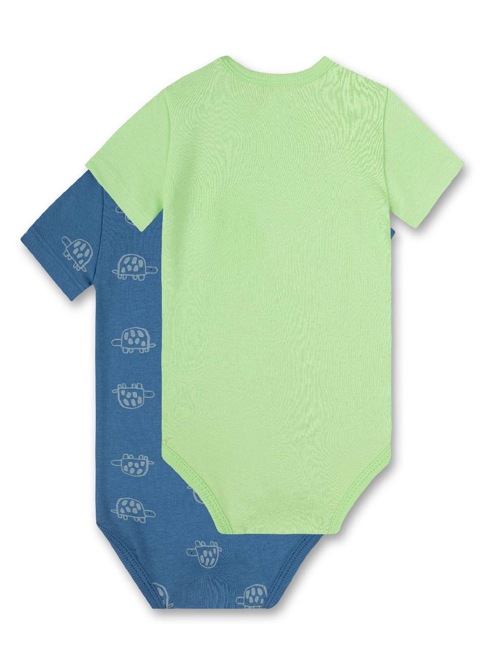 Sanetta Body Kurzarm (Doppelpack) Blau Und Grün