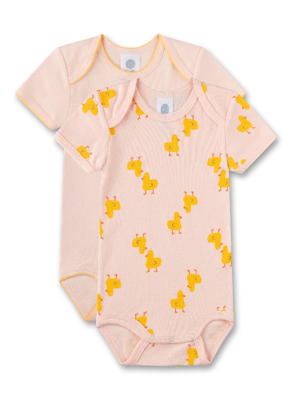 Sanetta Body kurzarm (Doppelpack) Rosa