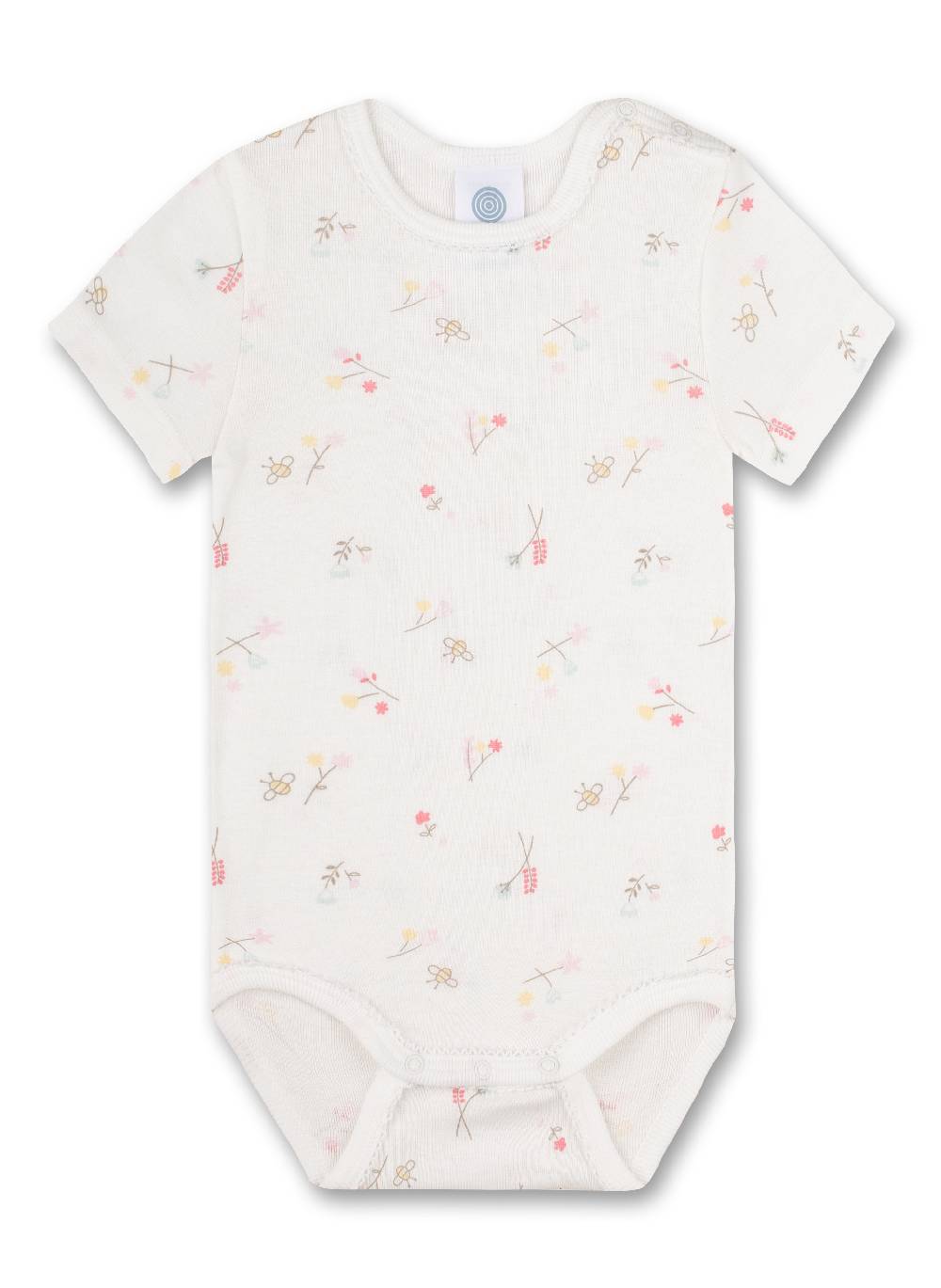 Sanetta Body kurzarm Off-White