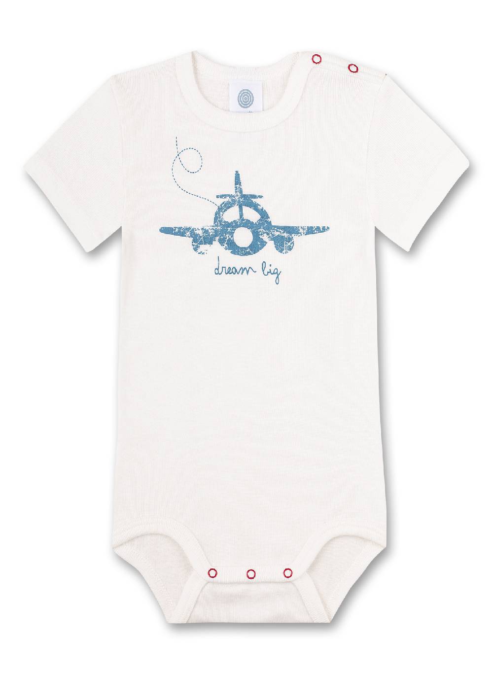 Sanetta Body kurzarm Off-White