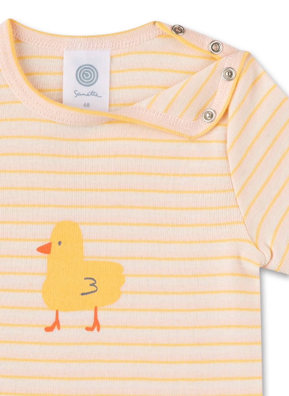 Sanetta Body Kurzarm Rosa